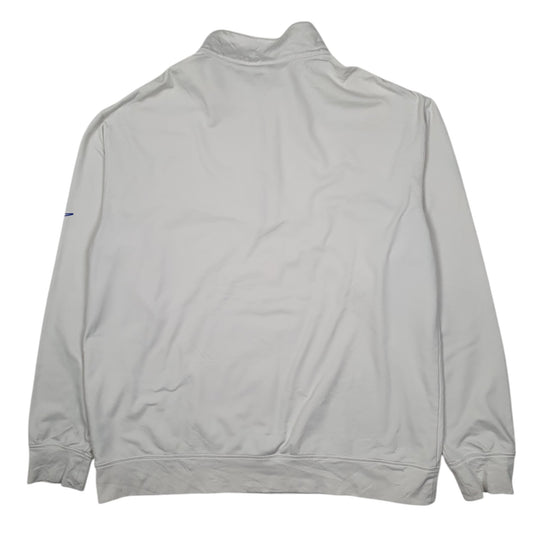 Mens White Nike Golf Tour Performance Quarter Zip Jumper