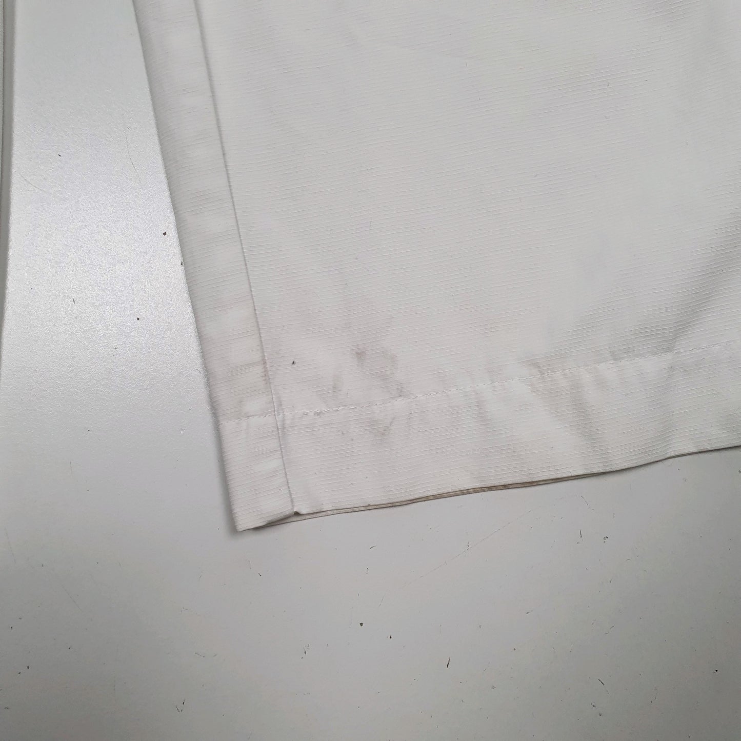 Mens White Lacoste   Trousers