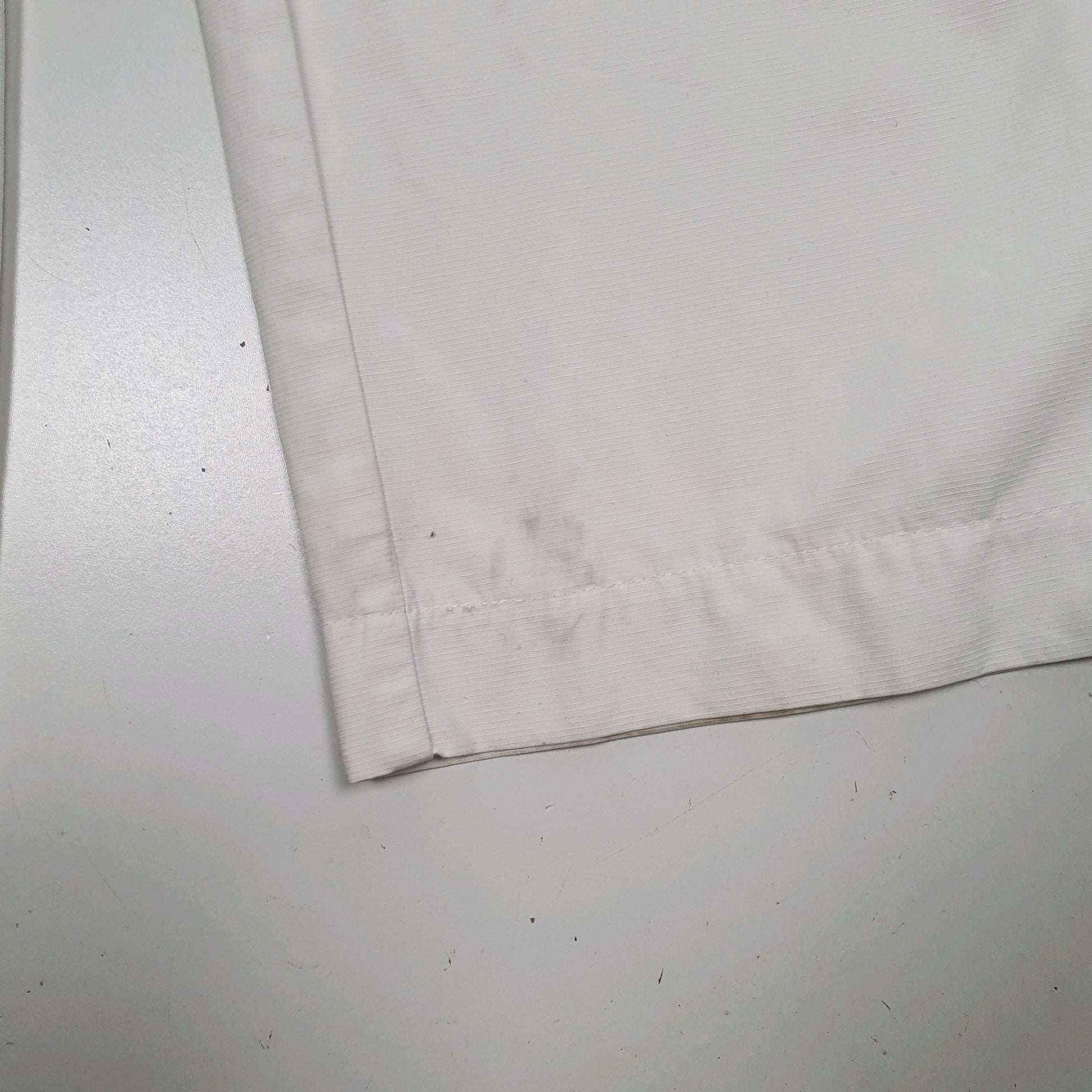 Mens White Lacoste   Trousers