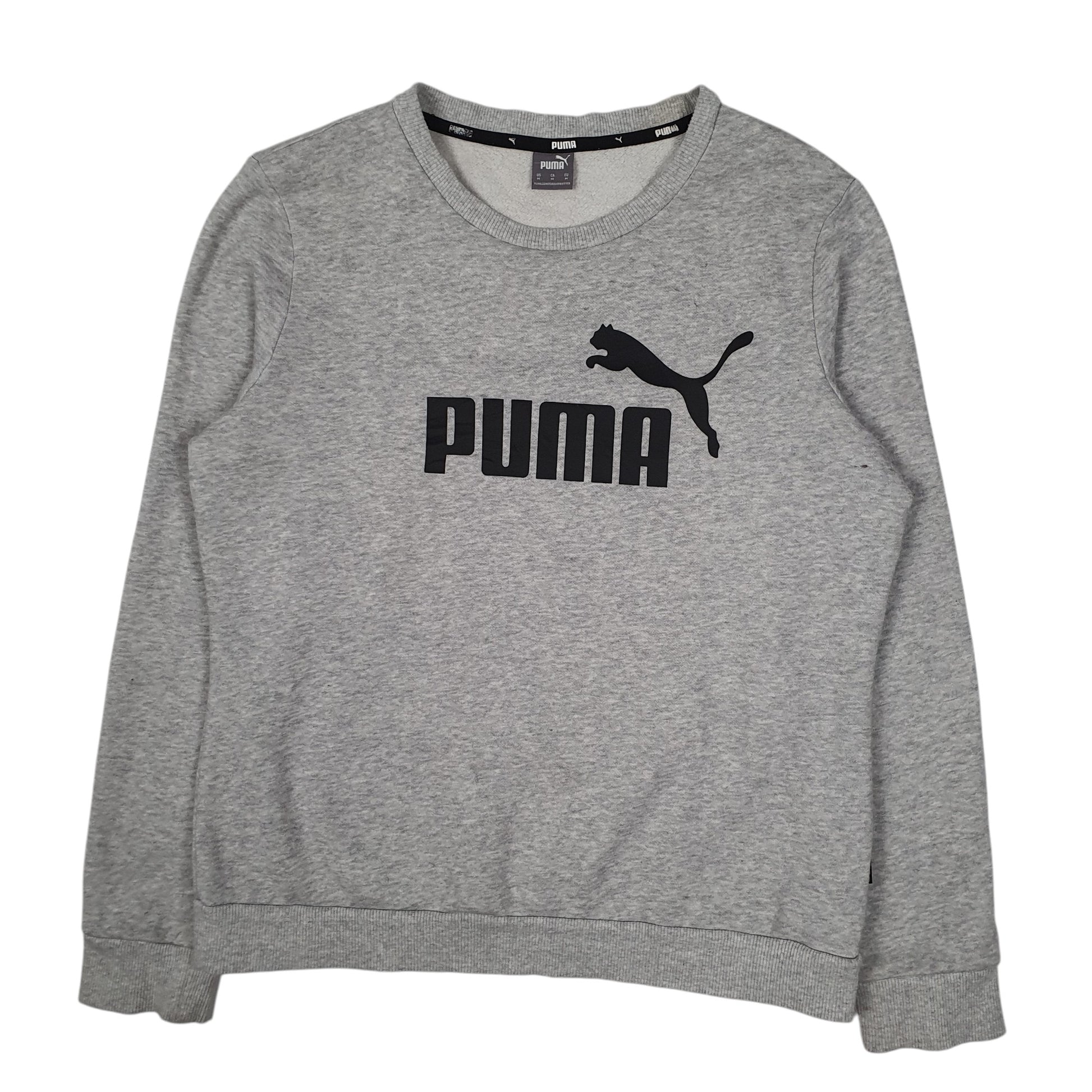 Womens Grey Puma  Crewneck Jumper