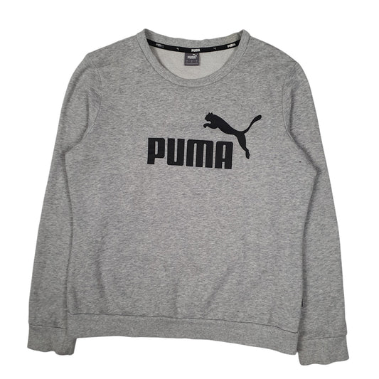 Womens Grey Puma  Crewneck Jumper