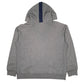 Mens Grey Nike Hoodie Vintage 2000s Full Zip Jumper