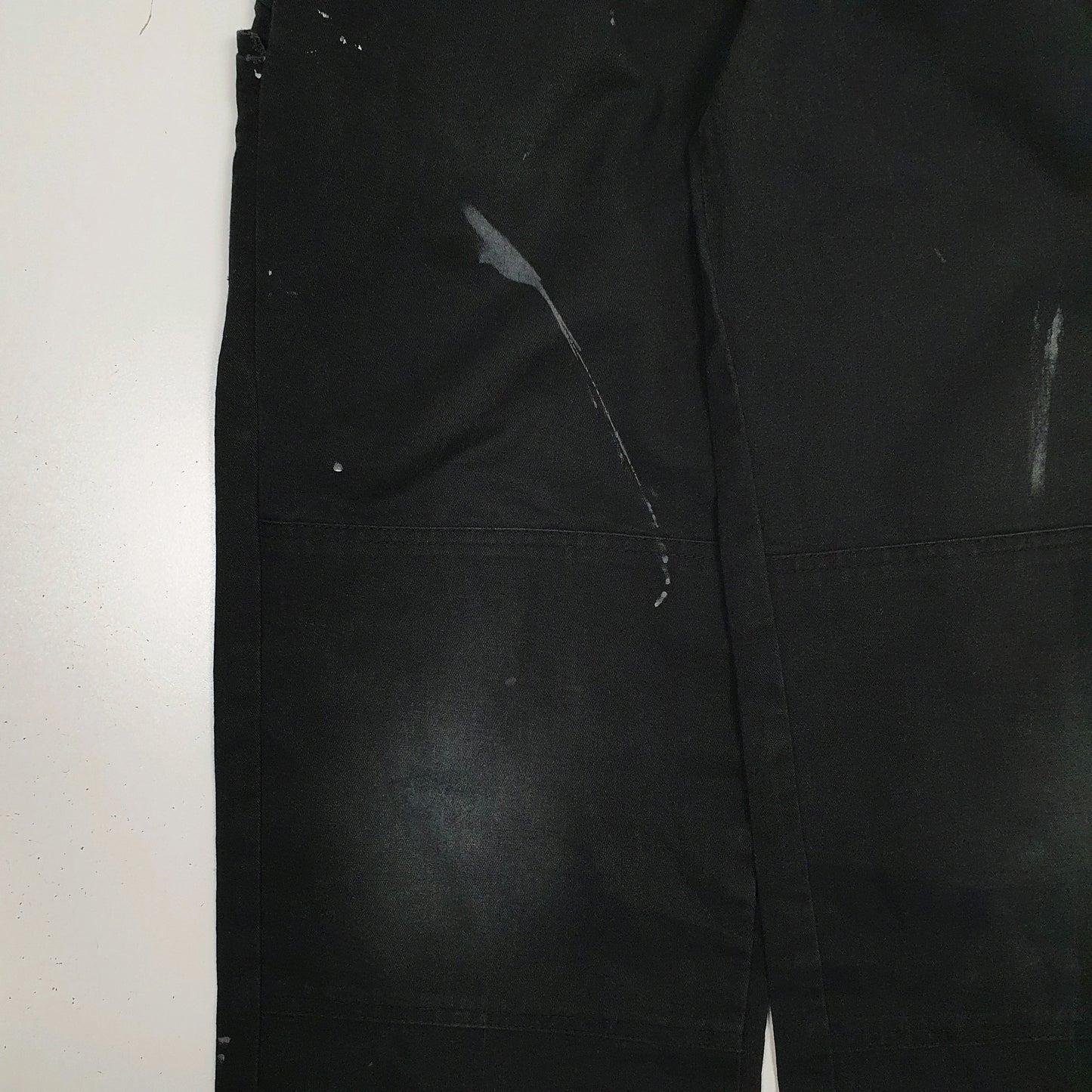 Mens Black Dickies   Trousers