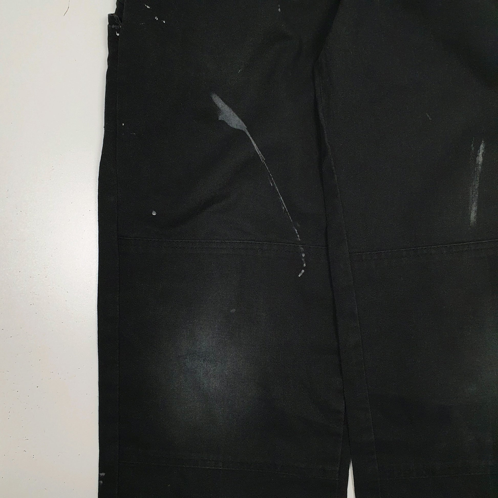 Mens Black Dickies   Trousers