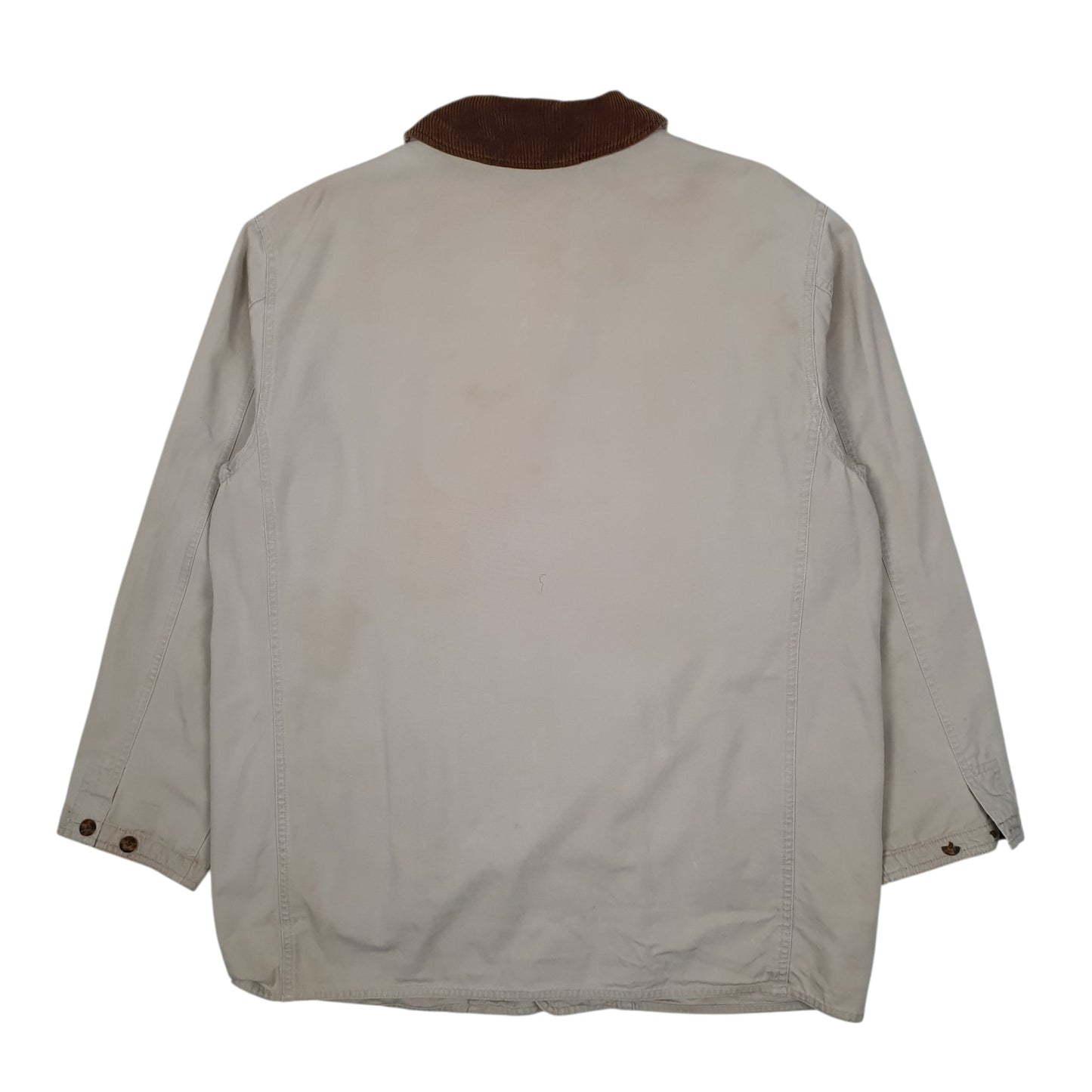 Mens Grey Woolrich Field Barn Chore Crewneck Coat