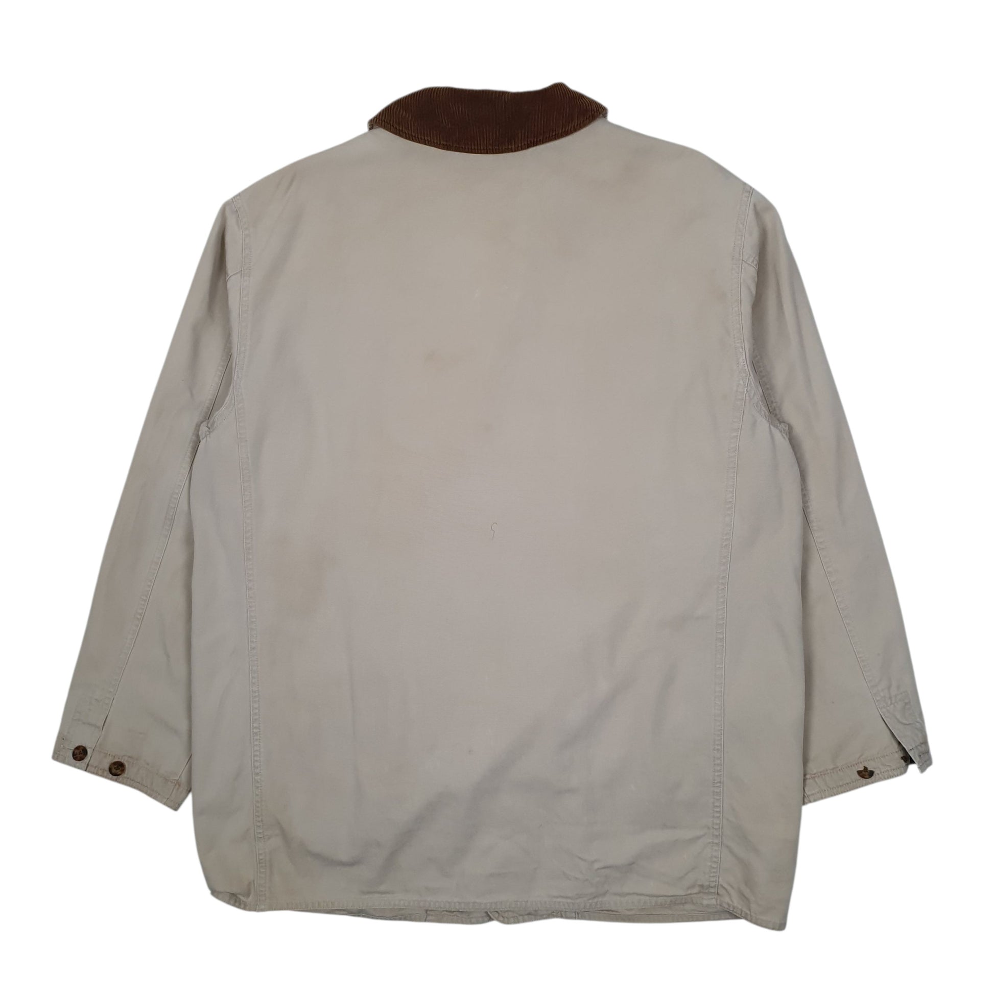 Mens Grey Woolrich Field Barn Chore Crewneck Coat