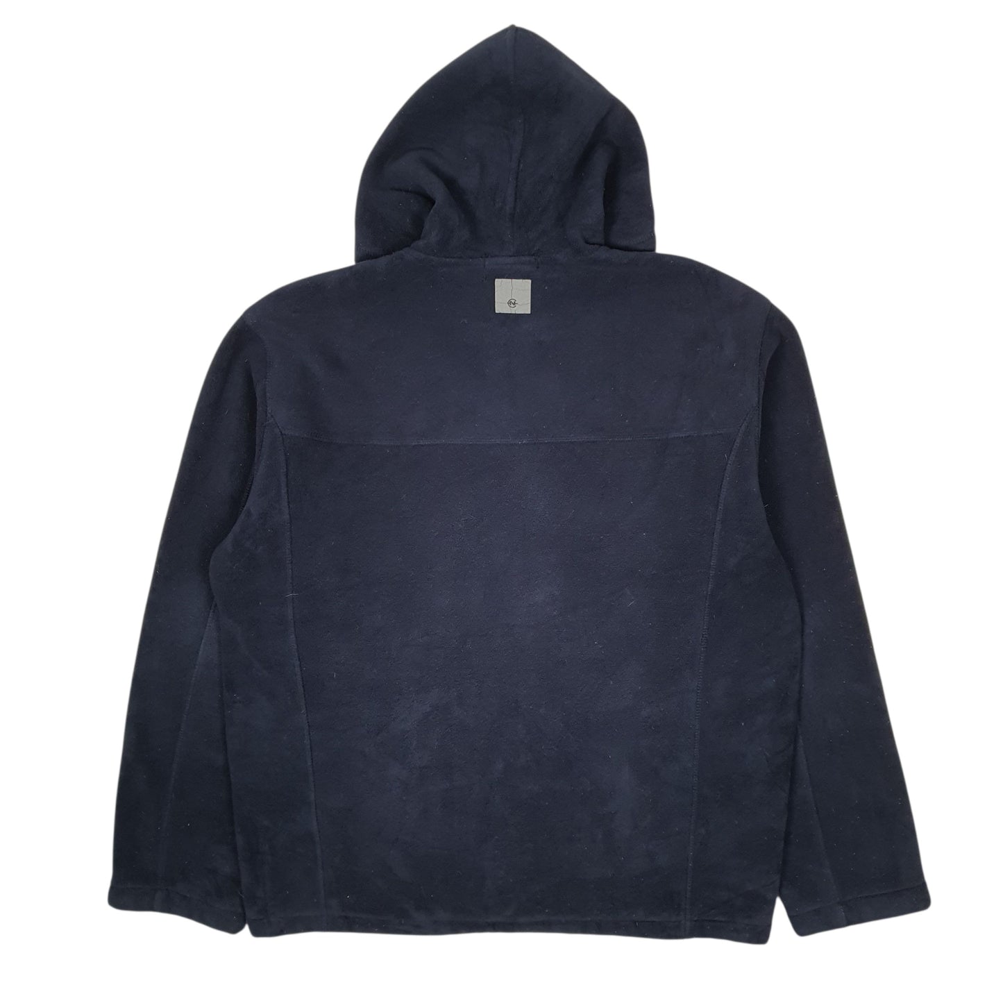 Mens Navy Nautica Competition Hoodie Full Zip Jumper