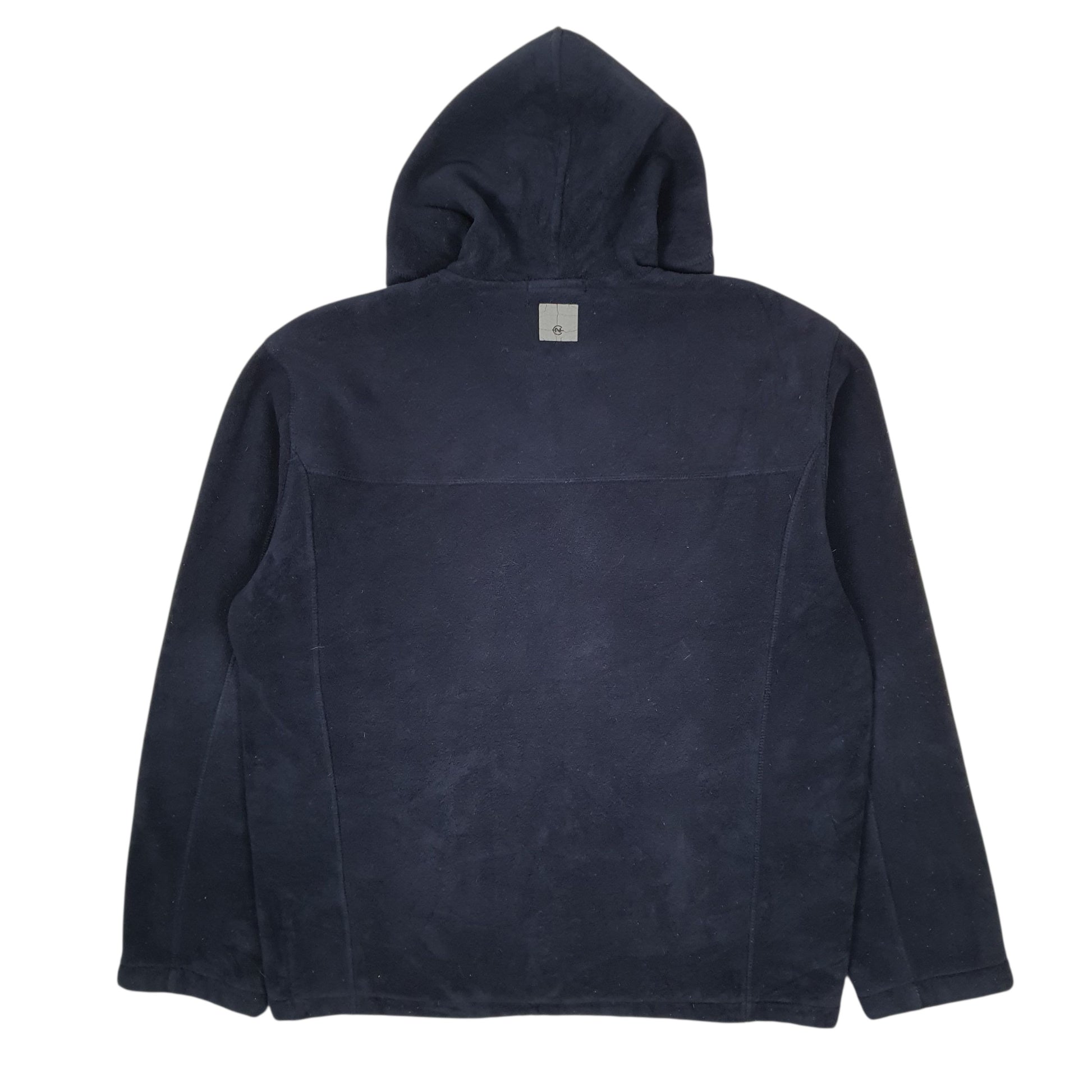 Mens Navy Nautica Competition Hoodie Full Zip Jumper