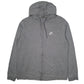 Mens Grey Nike Hoodie Lightweight Full Zip Jumper