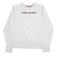Womens White Tommy Hilfiger Spellout Crewneck Jumper