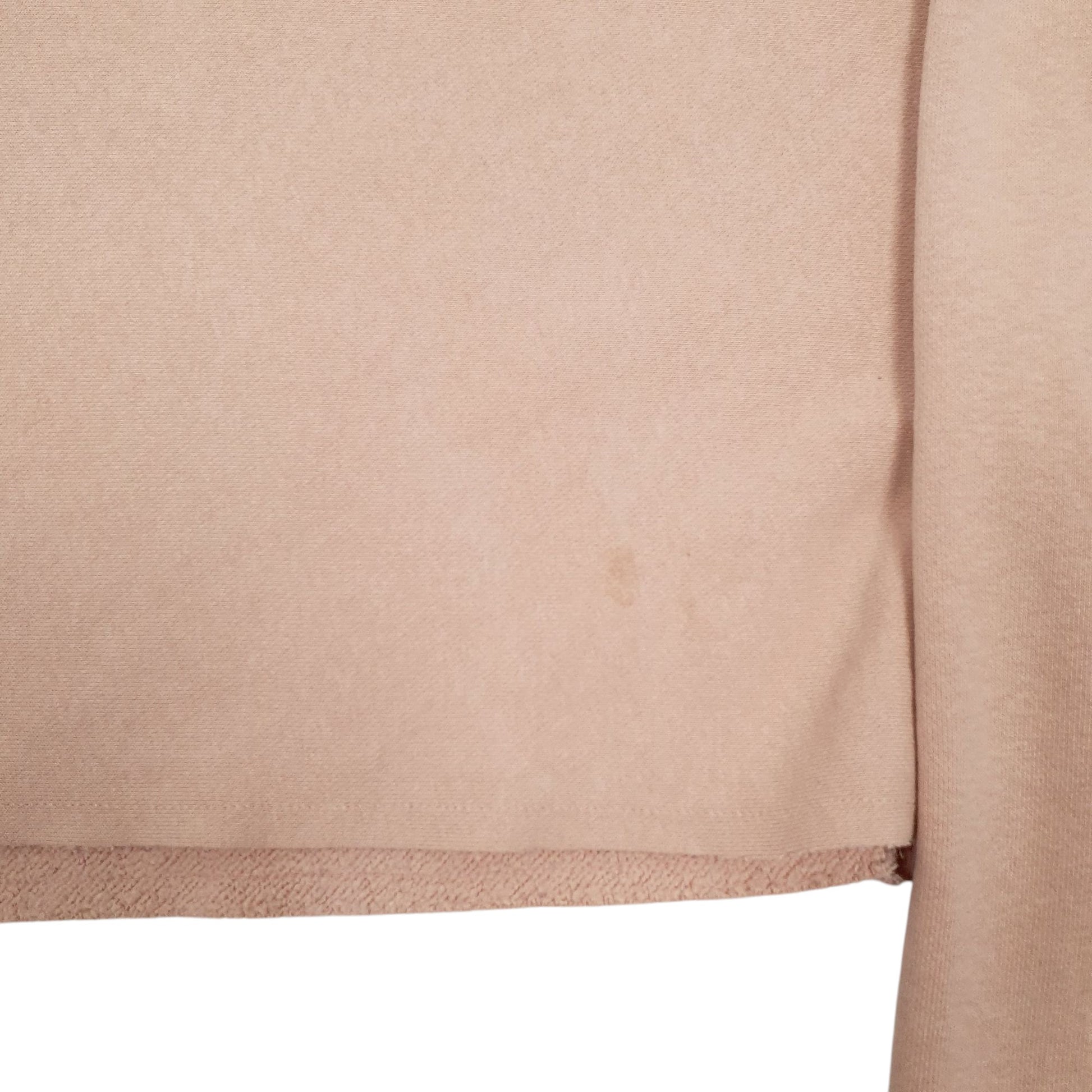 Womens Peach Champion Croptop Reverse Weave Crewneck Jumper