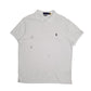 Mens White Polo Ralph Lauren Custom Slim Fit Short Sleeve Polo Shirt