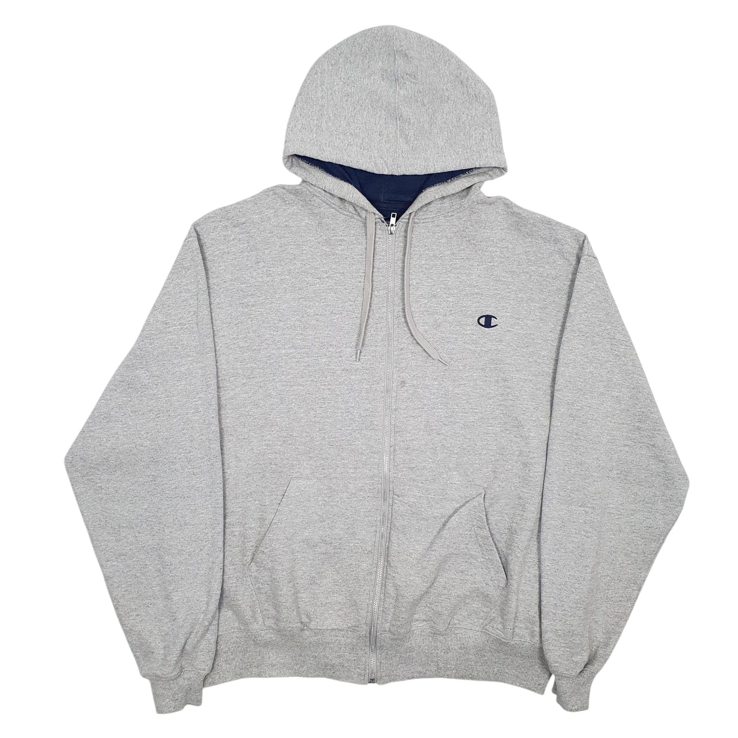 Mens Grey Champion  Full Zip Jumper