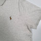 Mens Grey Polo Ralph Lauren Custom Slim Fit  Polo Shirt