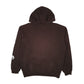 Mens Brown Carhartt Vintage 2000s Hoodie Jumper