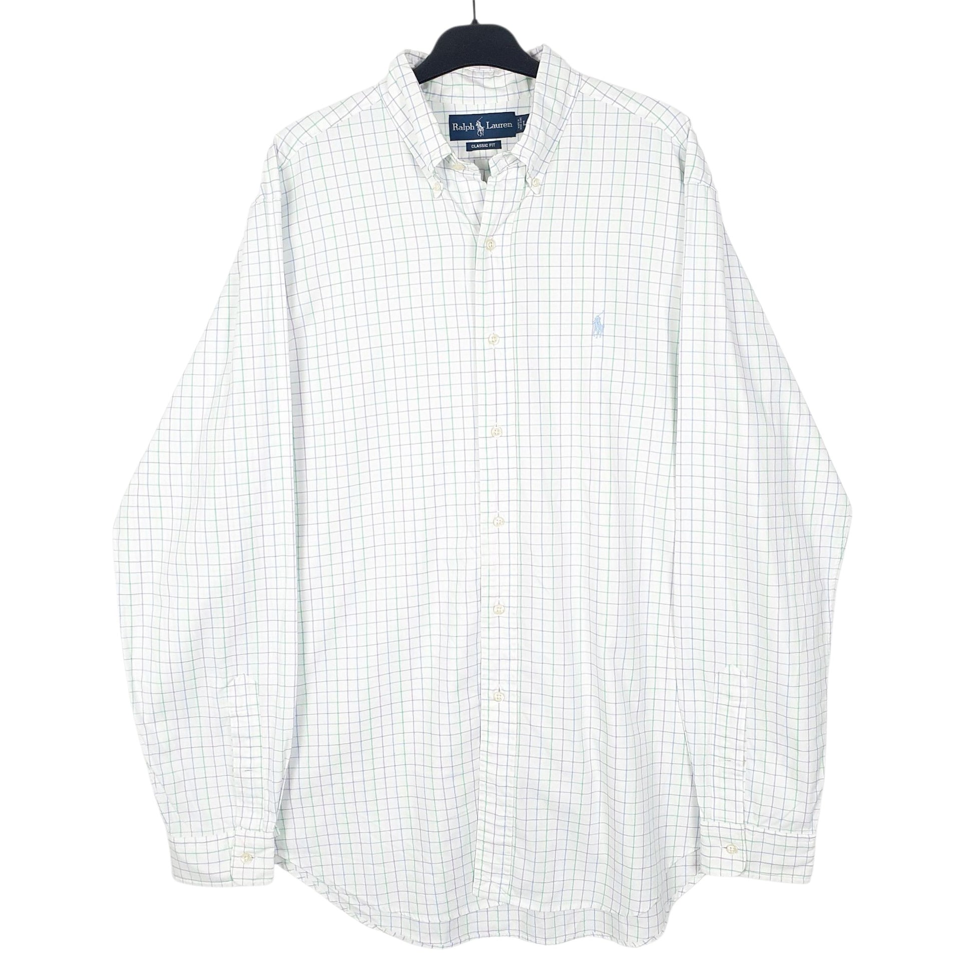 Mens White Ralph Lauren  Long Sleeve Shirt