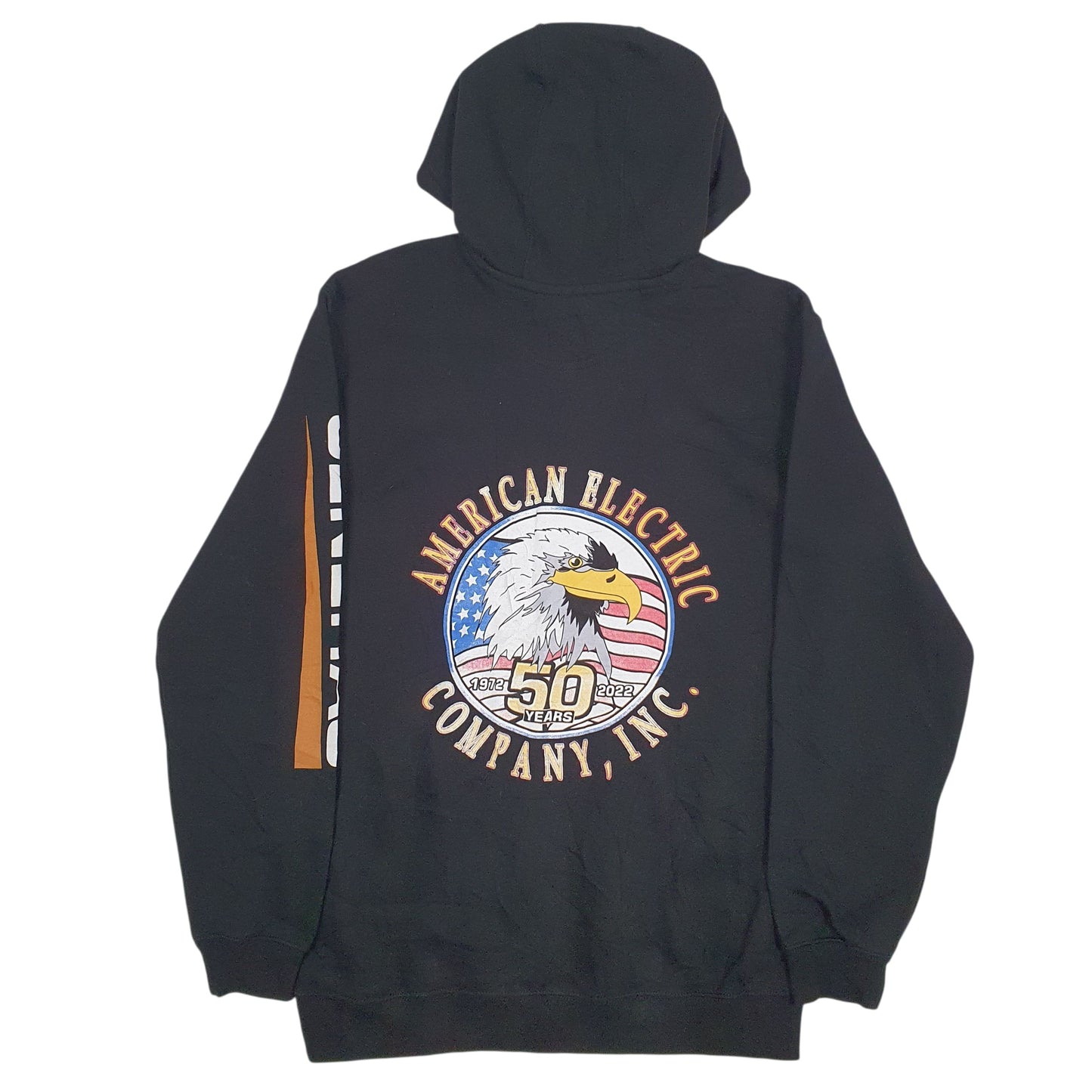 Mens Black Carhartt American Electric Hoodie Jumper