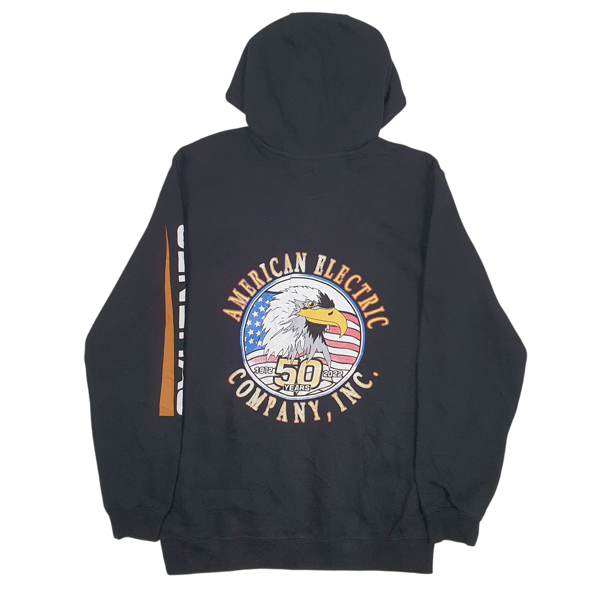 Mens Black Carhartt American Electric Hoodie Jumper