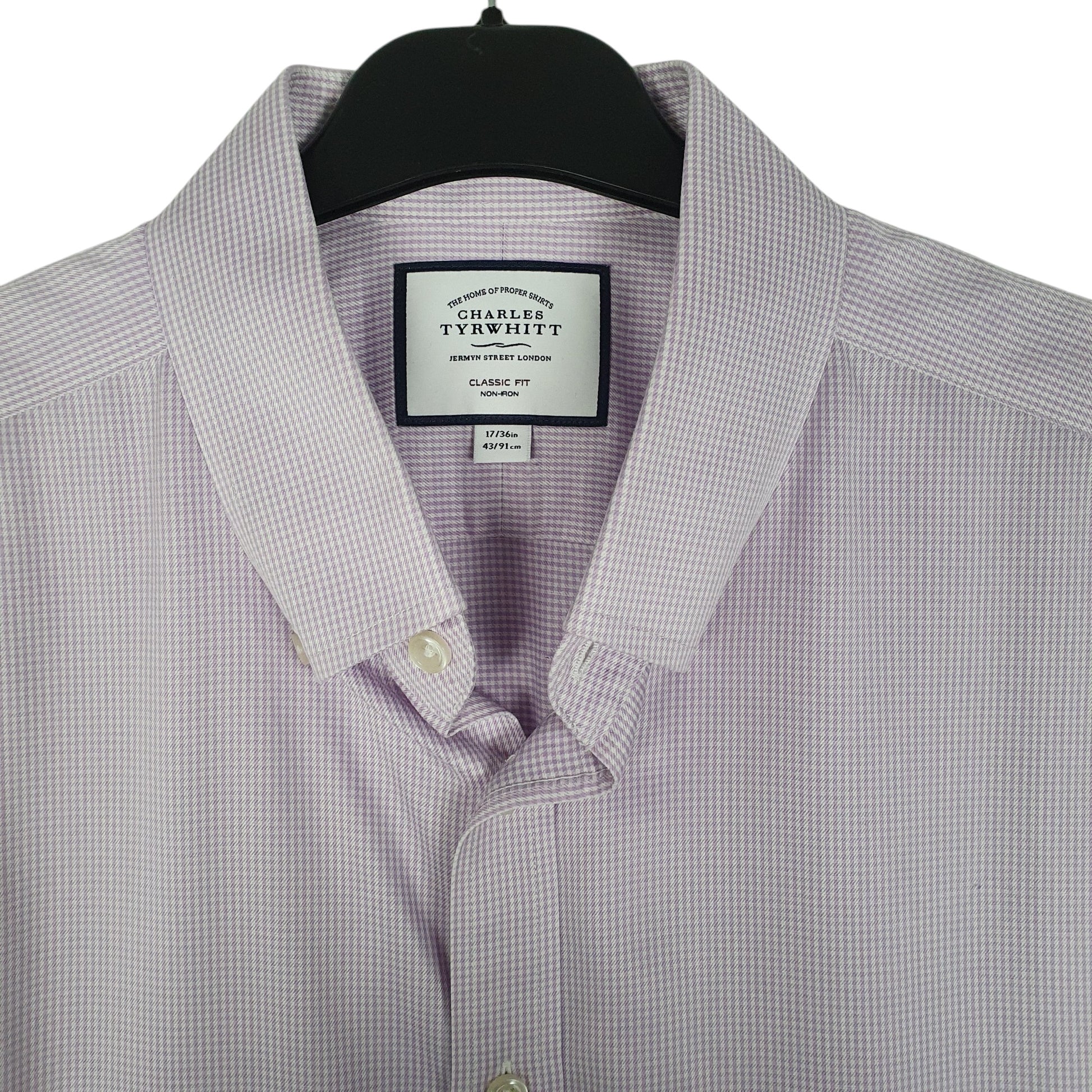Mens Purple Charles Tyrwhitt   Shirt