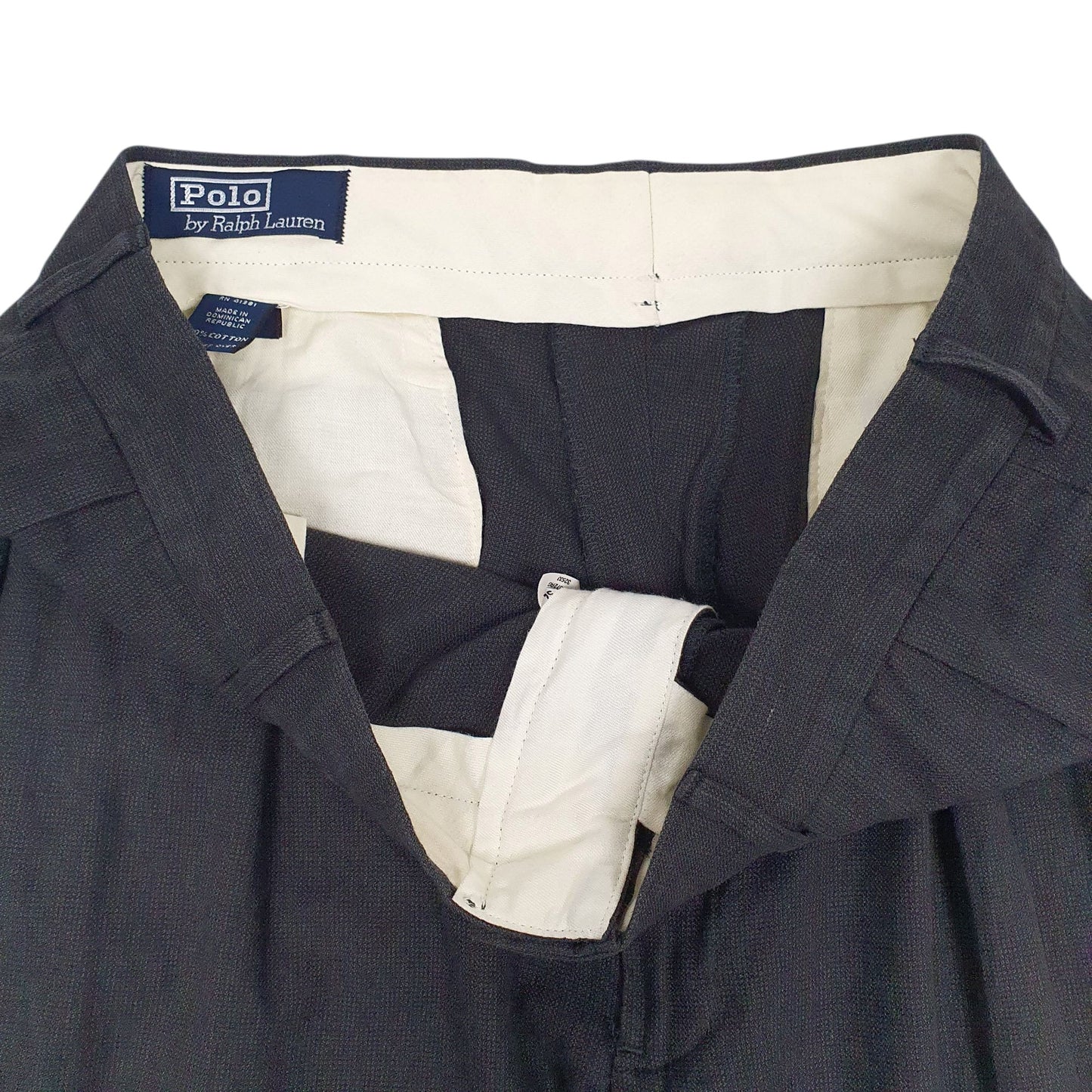 Mens Grey Polo Ralph Lauren Pleated  Trousers