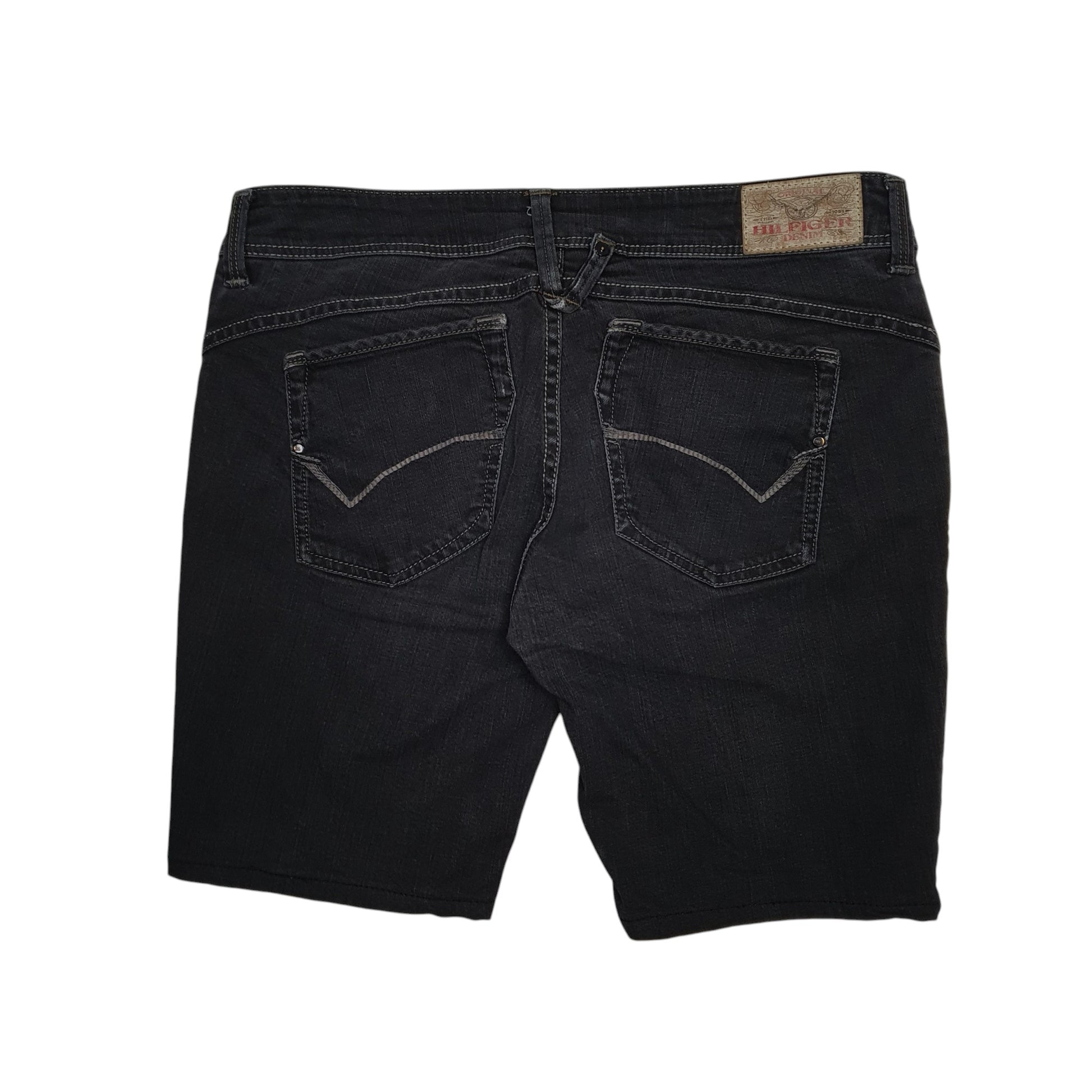 Womens Black Tommy Hilfiger Skinny  Shorts