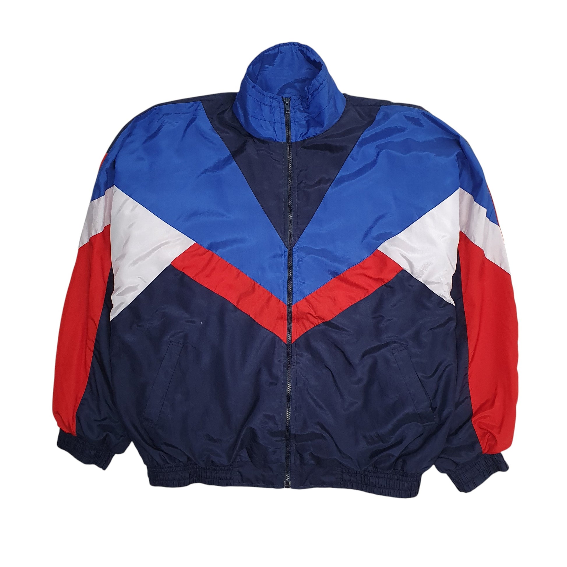 Mens Blue Unbranded Vintage 80s 90s Full Zip Coat