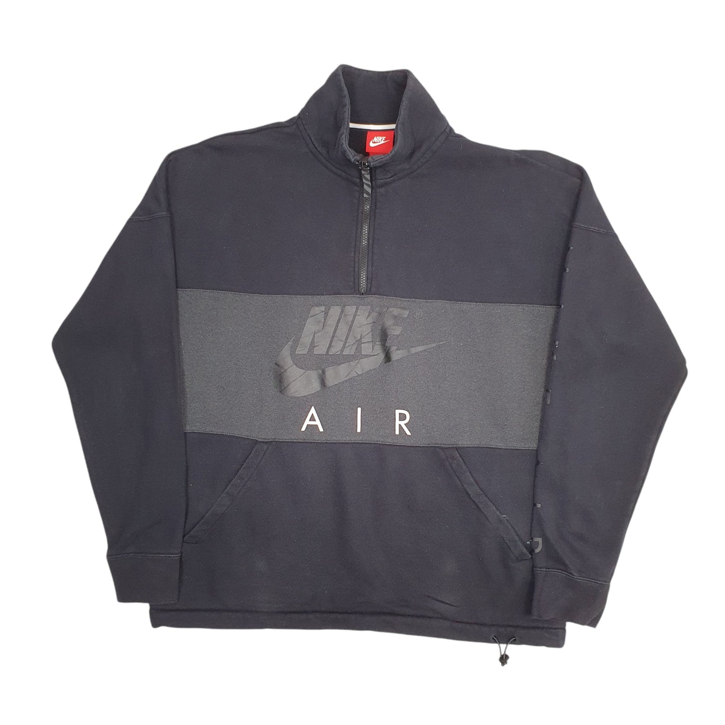 Mens Black Nike Air Quarter Zip Jumper