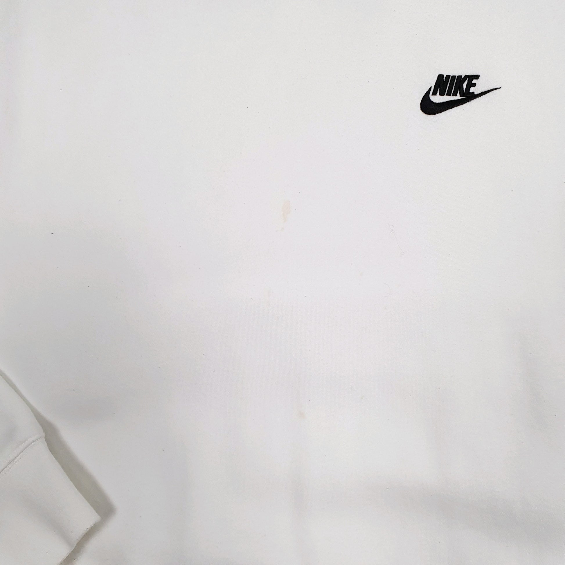 Mens White Nike  Crewneck Jumper