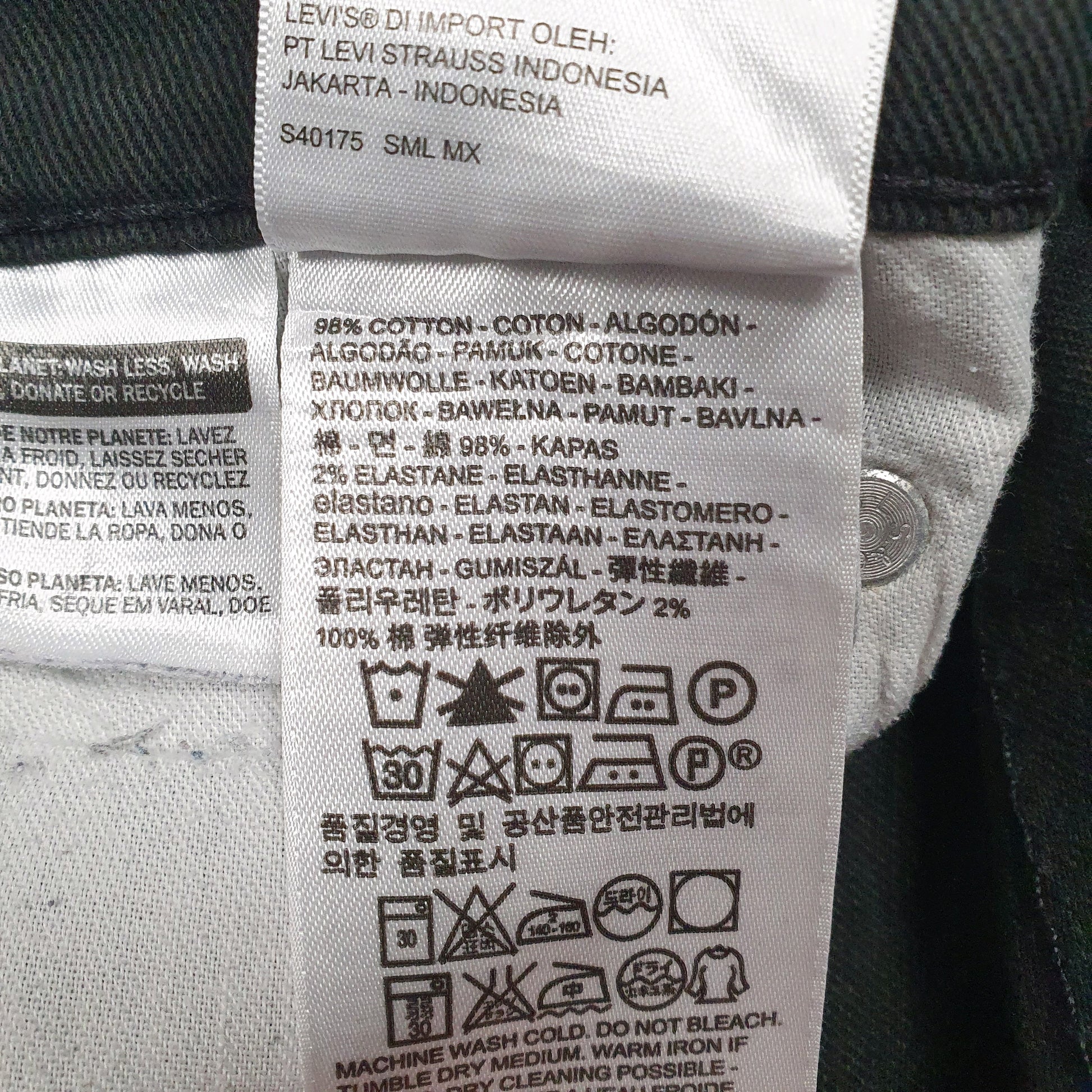 Mens Black Levis   Jeans