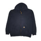 Mens Navy Carhartt Hoodie Full Zip Jumper