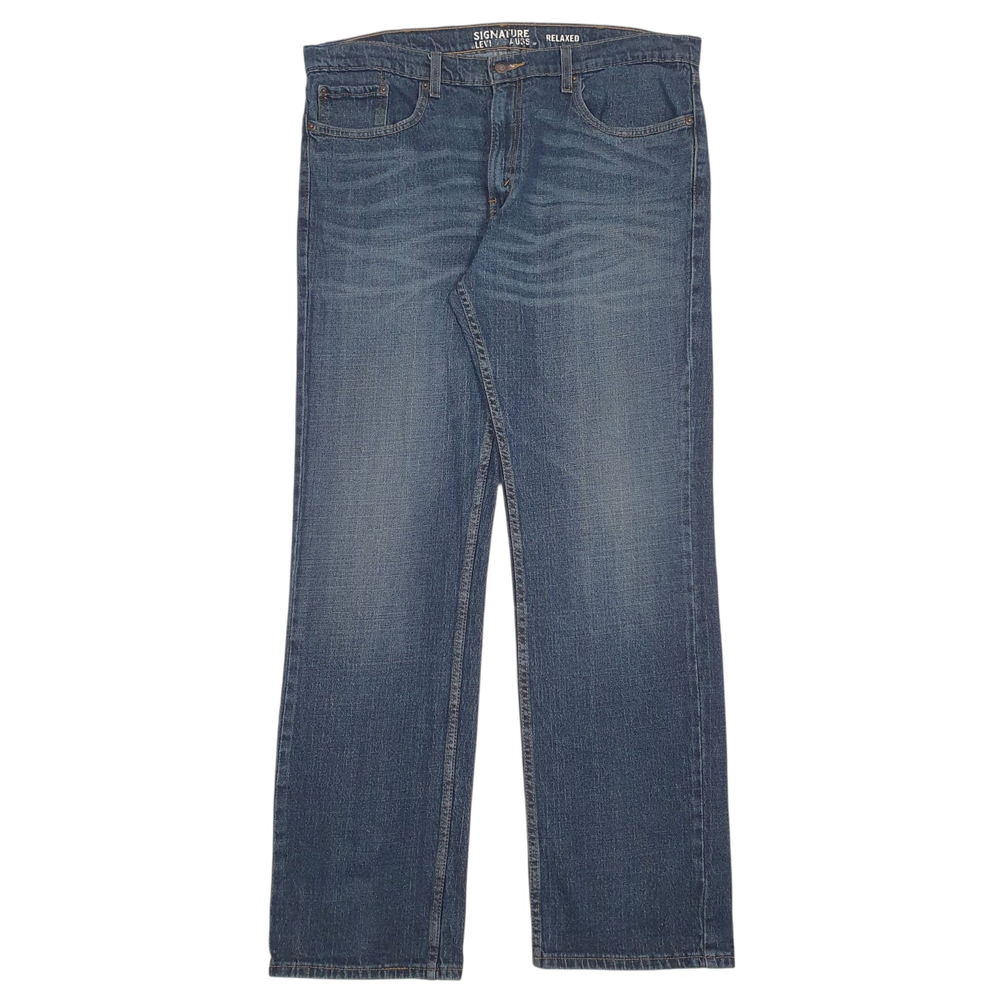 Mens Blue Levis  Signature JeansW38 L34
