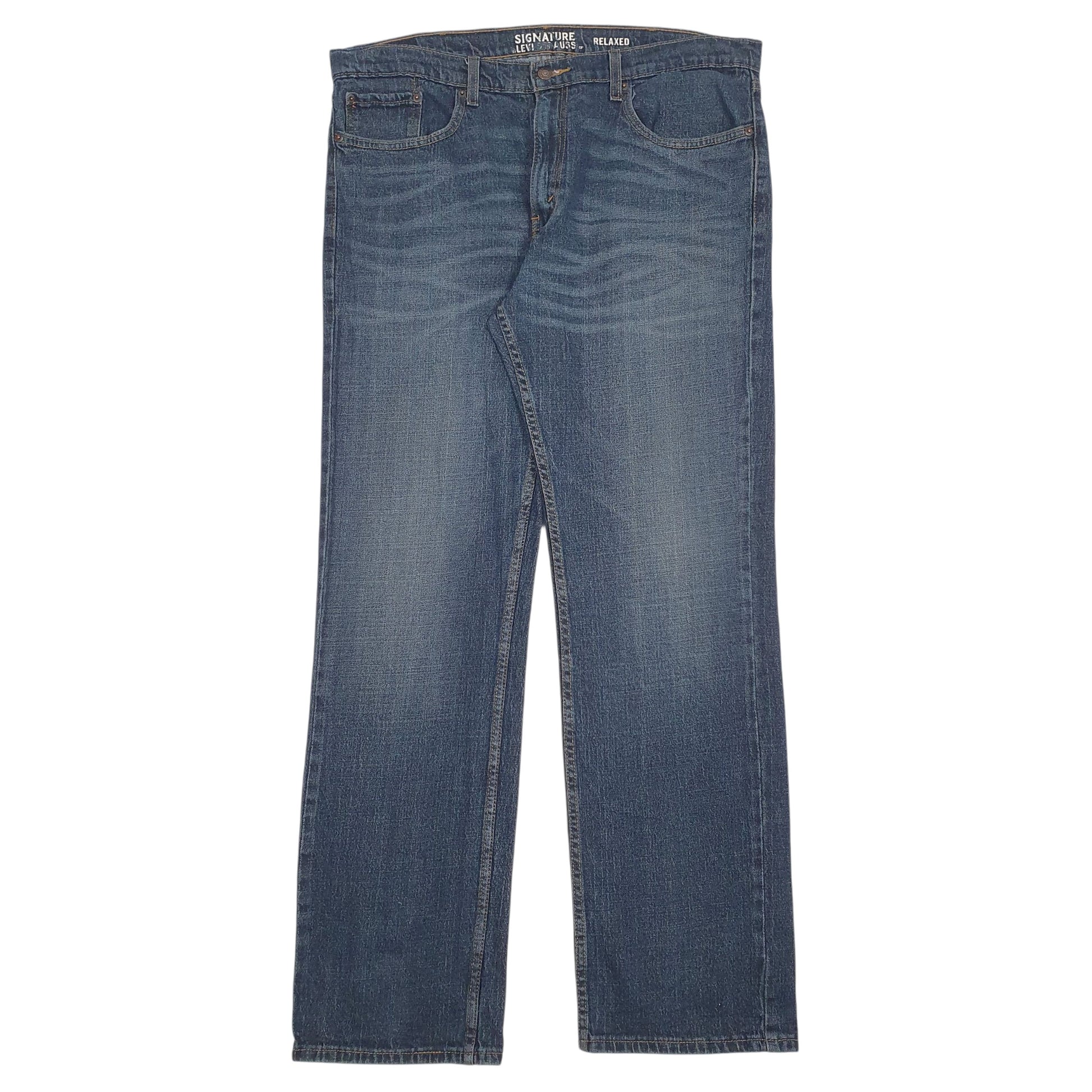Mens Blue Levis  Signature JeansW38 L34