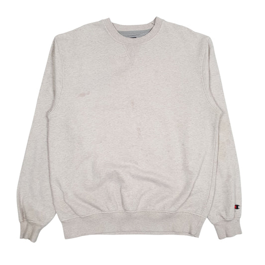 Mens Grey Champion  Crewneck Jumper
