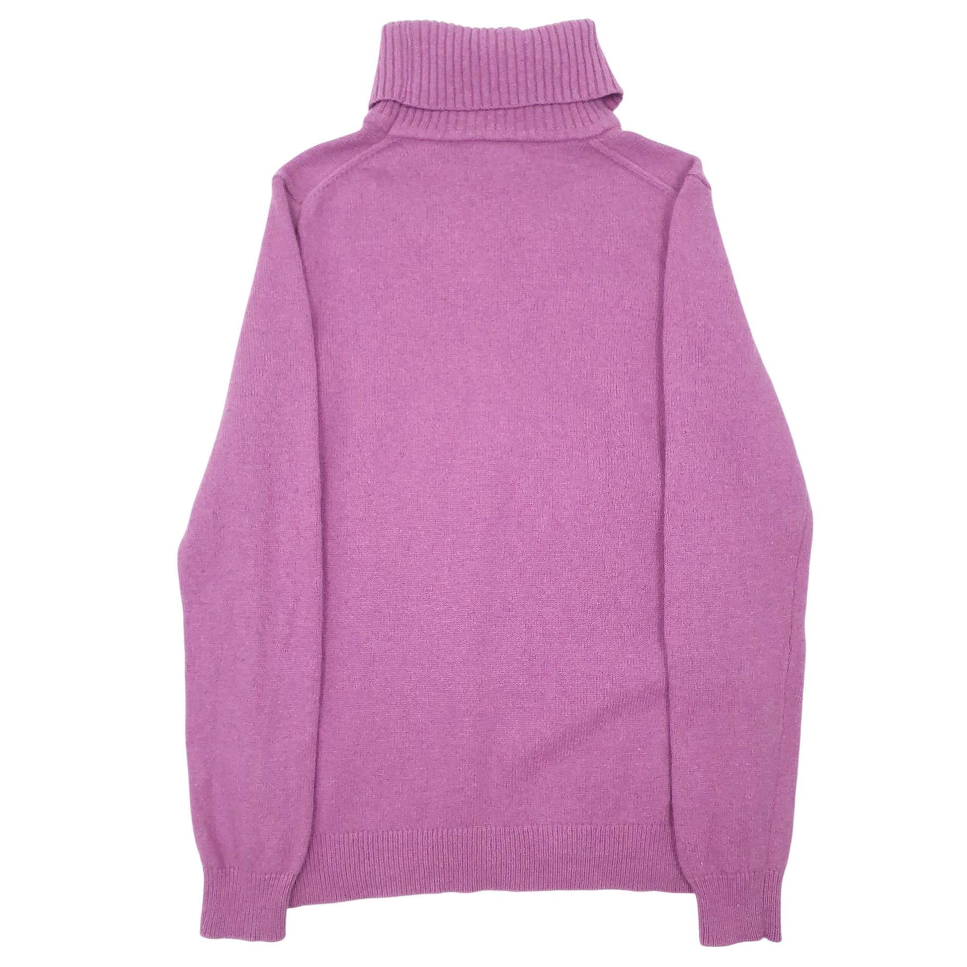 Womens Purple WoolOver  Turtle Neck Jumper