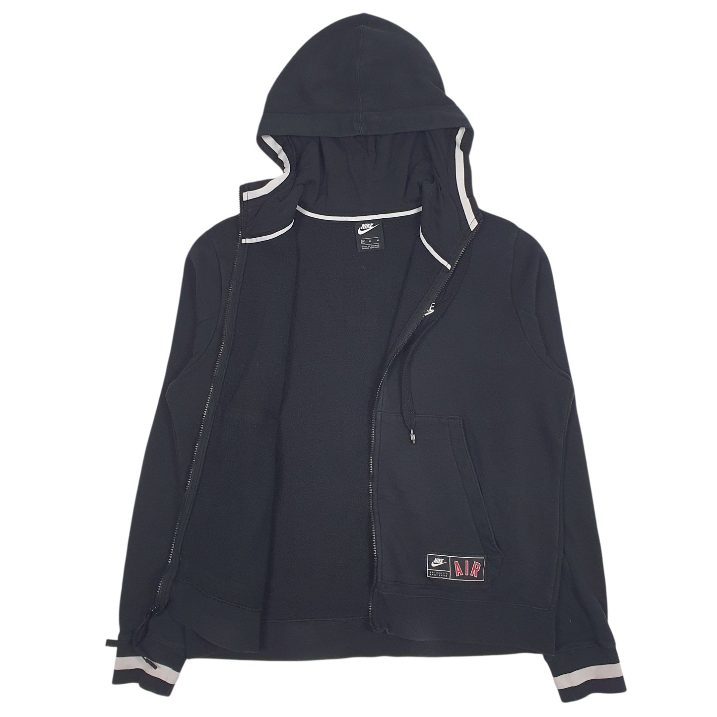 Mens Black Nike Baggy Full Zip Jumper