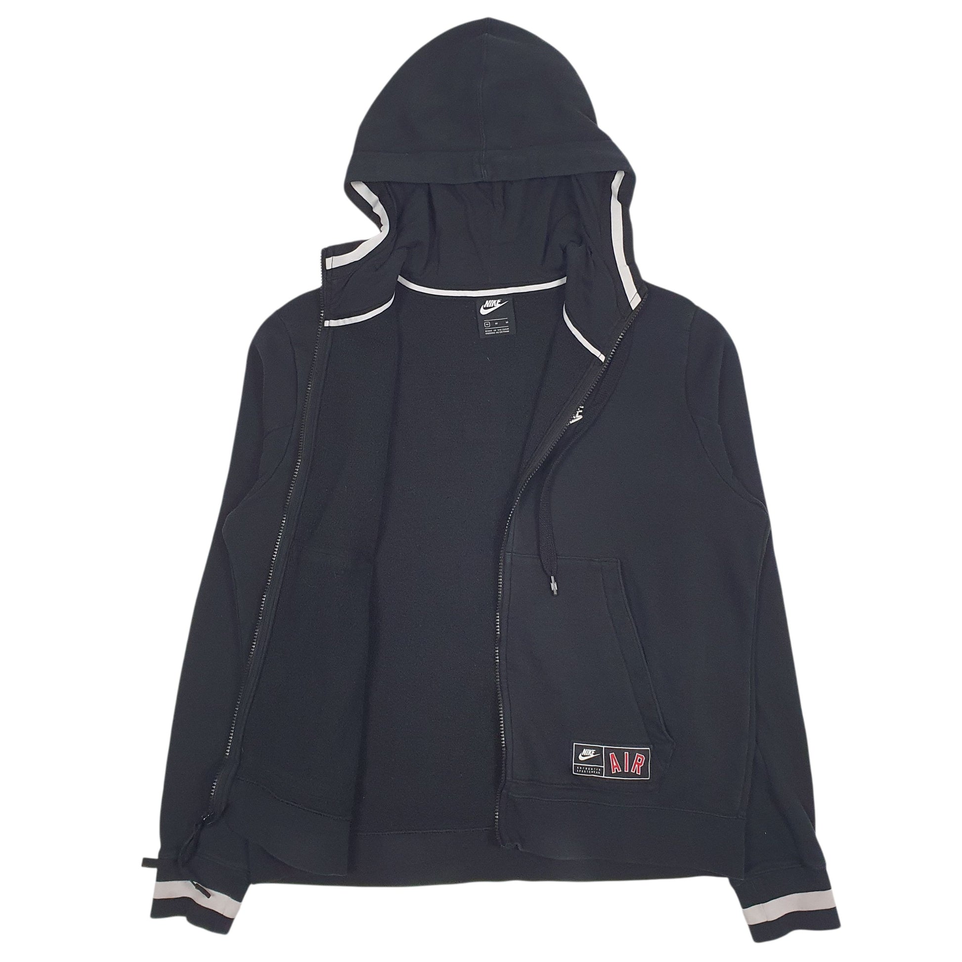 Mens Black Nike Baggy Full Zip Jumper