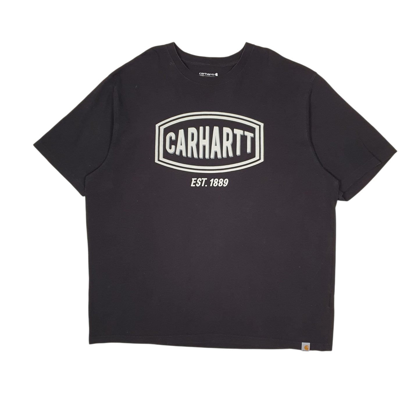 Mens Black Carhartt  Short Sleeve T Shirt