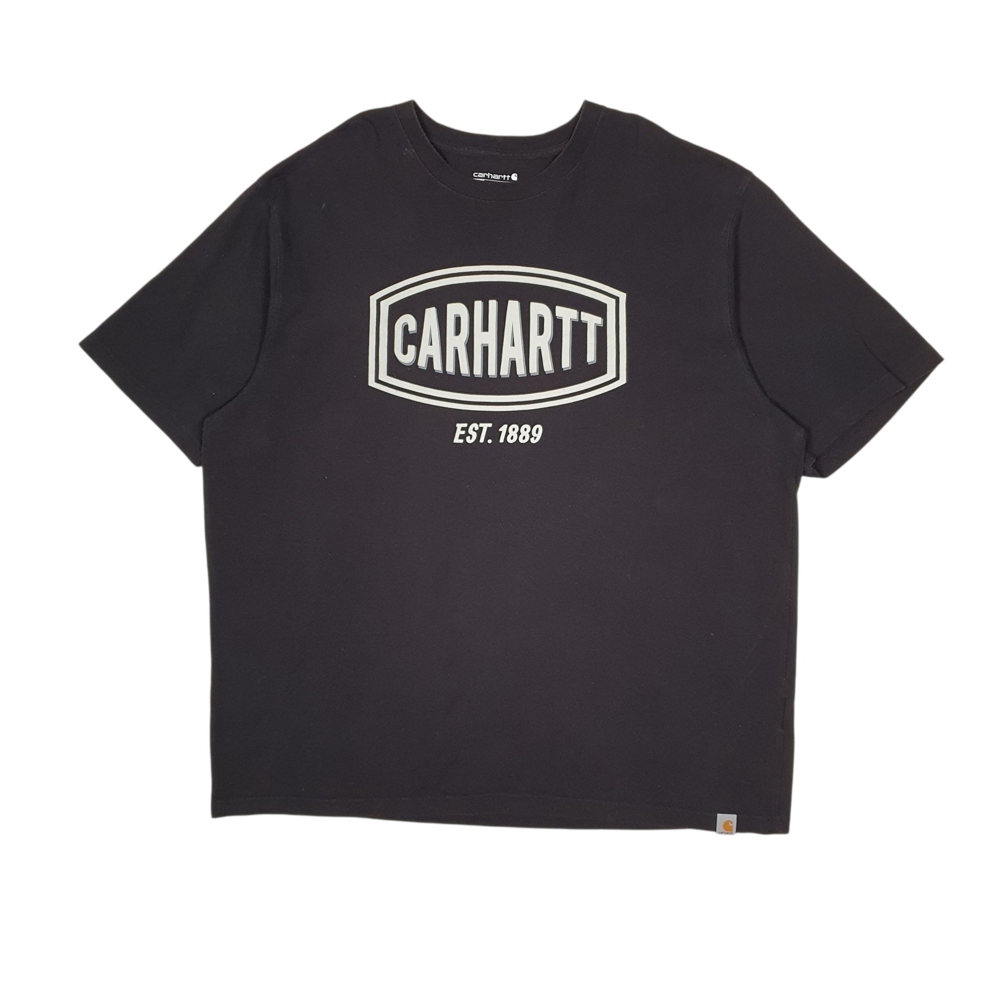 Mens Black Carhartt  Short Sleeve T Shirt