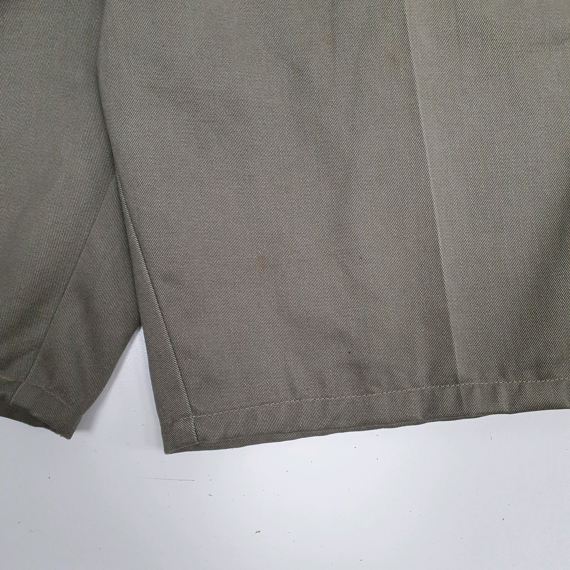 Mens Grey Tommy Hilfiger Vintage 90s Double Pleated  Shorts