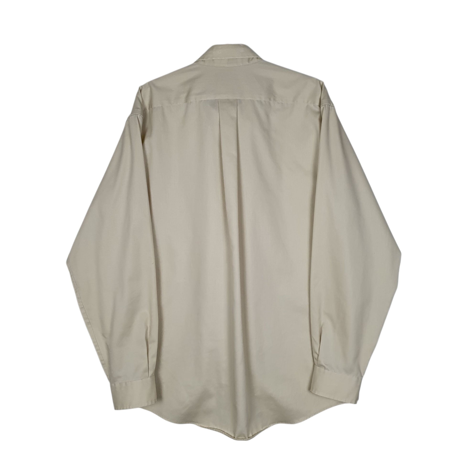 Mens Cream L.L.Bean   Shirt