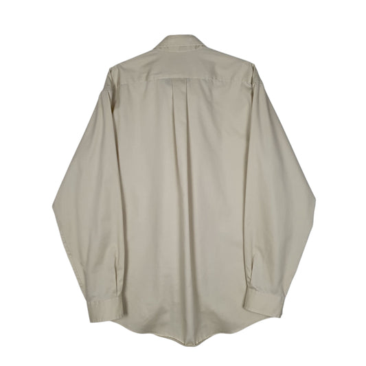 Mens Cream L.L.Bean   Shirt