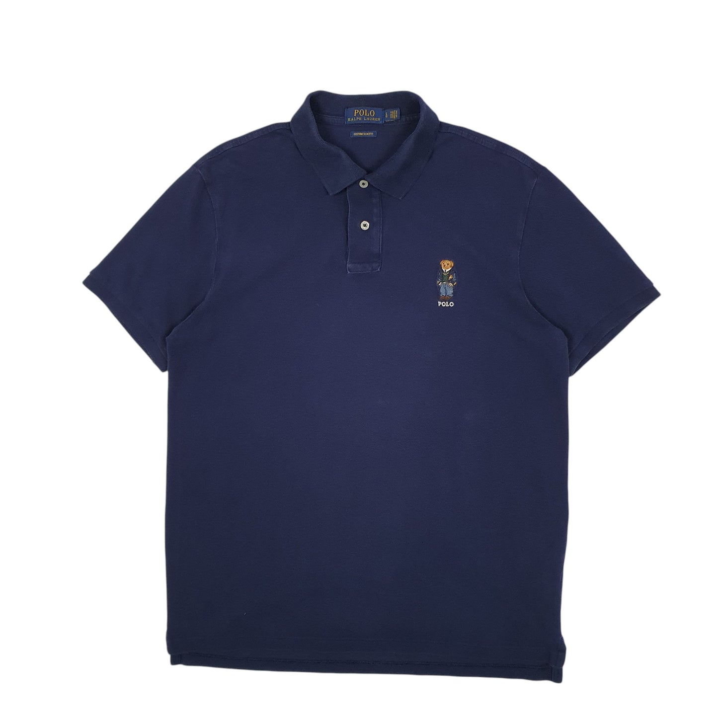 Mens Navy Polo Ralph Lauren Polo Bear Short Sleeve Polo Shirt
