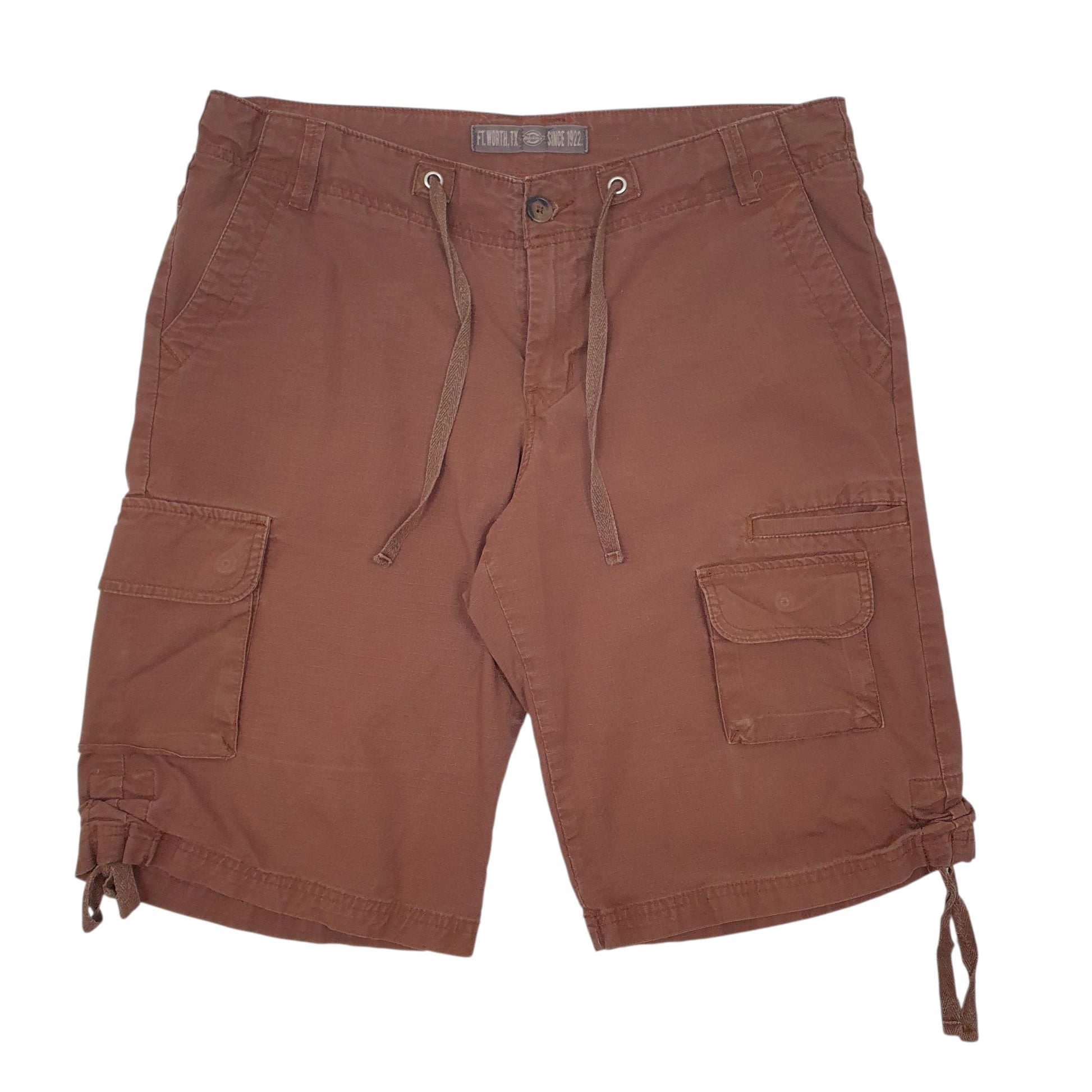 Womens Brown Dickies  Cargo Shorts