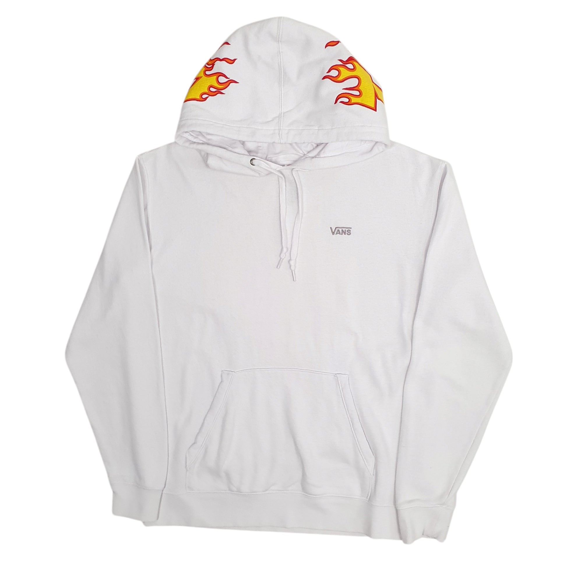 Mens White Vans Thrasher Mag Skateboarding Hoodie Jumper