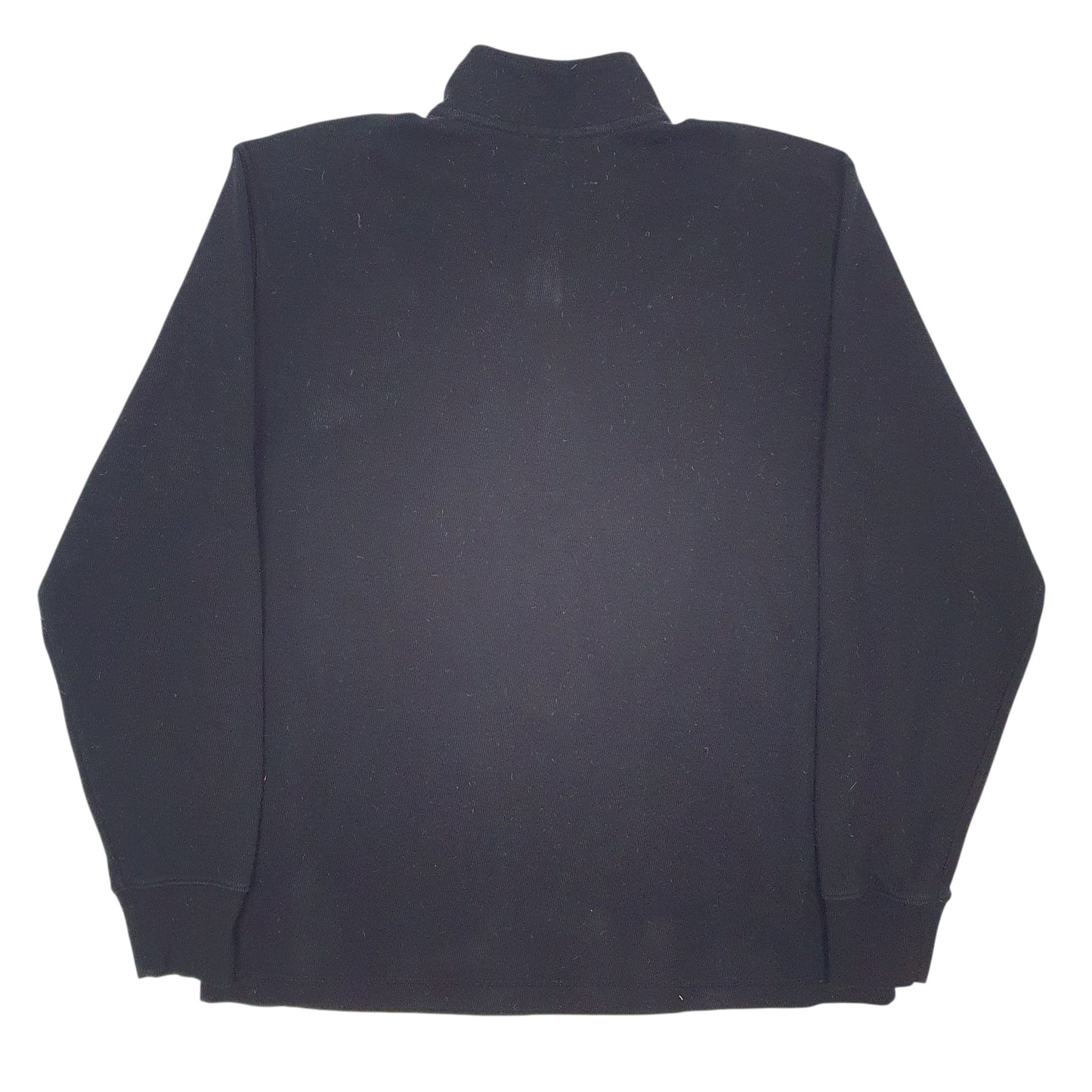 Mens Black Carhartt Relaxed Fit Quarter Zip Jumper