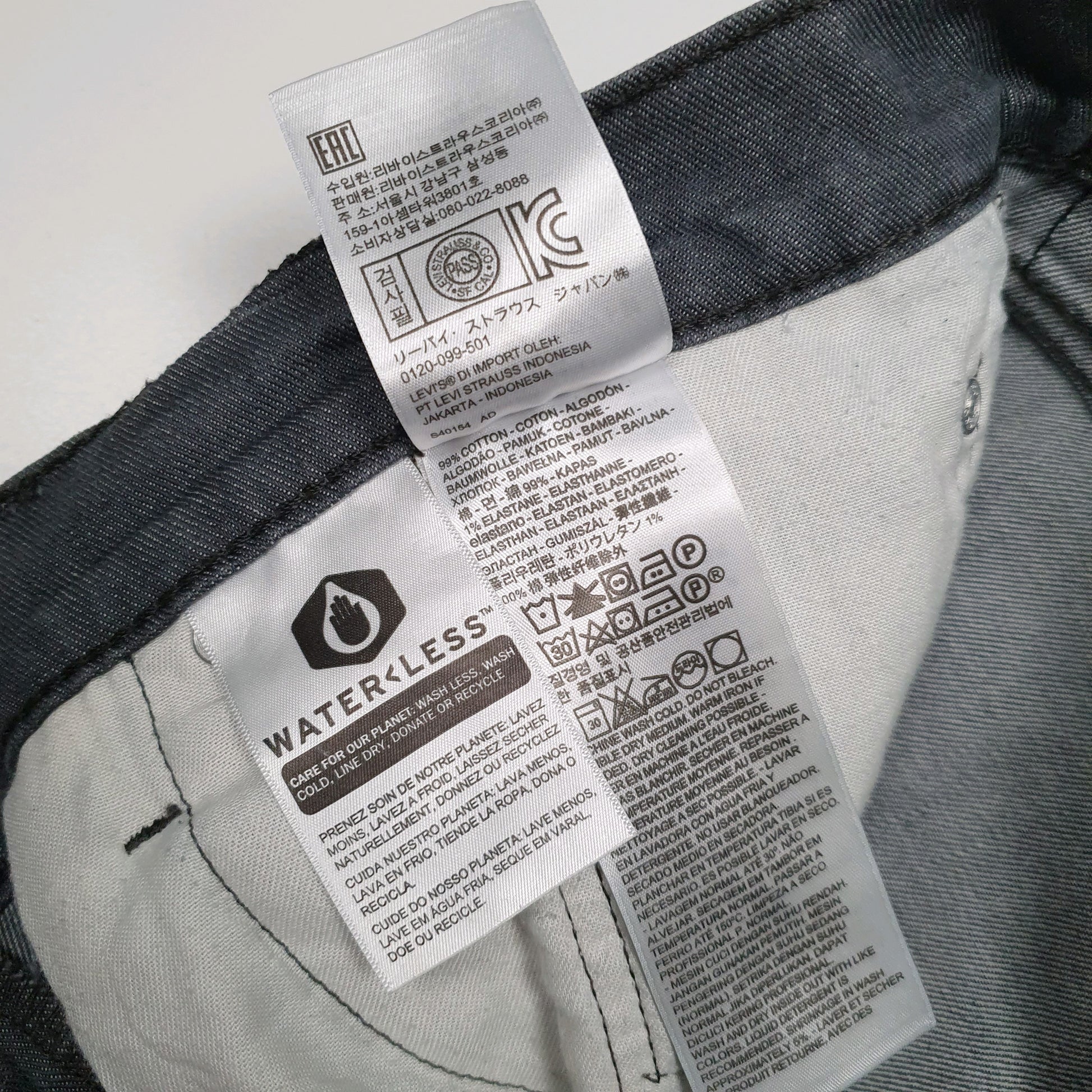 Mens Grey Levis   Jeans