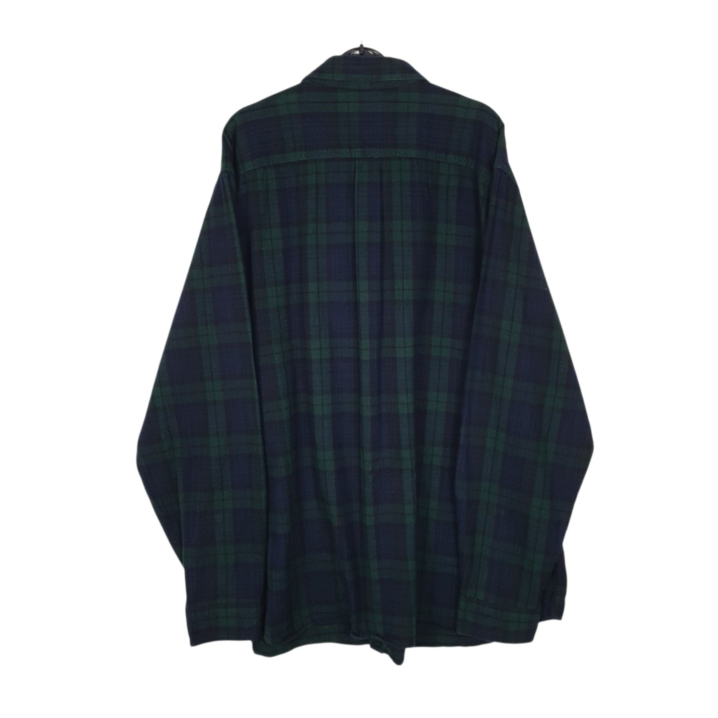 Mens Navy L.L.Bean Thick Flannel  Shirt