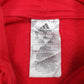 Mens Red Adidas  Hoodie Jumper