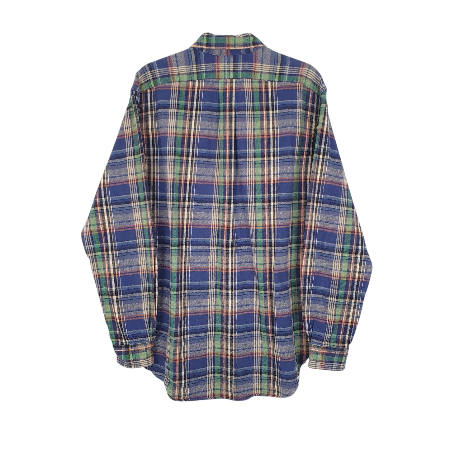 Mens Navy Ralph Lauren Heavyweight Flannel  Shirt