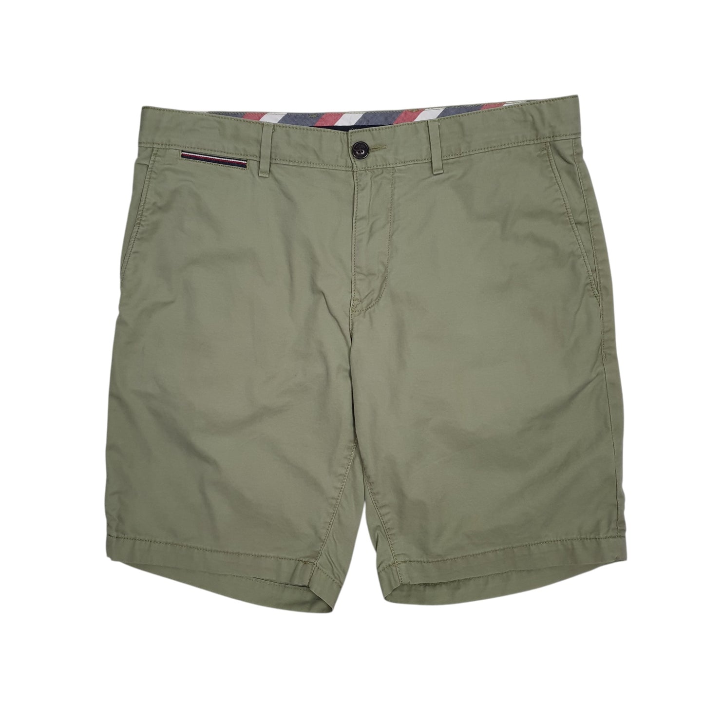 Mens Green Tommy Hilfiger  Chino Shorts